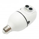 Camera de supraveghere lentila dubla smart-bulb PTZ, WIFI 2.4G 1080P, tip bec E27 cu senzor de miscare, detectie umana si aplicatie iCSee