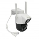 Camera de supraveghere smart P2P, WIFI, 6MP 1080P exterior, lentila dubla, PTZ senzor miscare, rotativa 360 grade, aplicatie ICSee