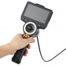 Camera endoscop cu ecran articulat 360°, 4 directii, Zoom 8X, ecran IPS HD de 4.5, lentila subțire 6.2 mm, IP67, cablu 1.5 m