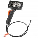 Camera endoscop pentru inspectie Vevor ecran IPS 5 inch, Zoom 8X, 8 lumini LED, IP67, lungime 1 m, articulat in 2 directii