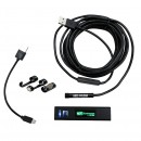 Camera endoscopica Bass BS-5998, HD 1200P, IP68, WiFi, 5m, USB, 8 mm