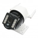 Camera supraveghere 3MP, 4G rotativa cu panou solar 5W, PTZ, 1080P, senzor miscare, night vision, aplicatie V380 Pro