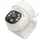 Camera supraveghere 3MP, WIFI rotativa cu panou solar 5W, PTZ, 1080P, senzor miscare, night vision, aplicatie V380 Pro