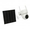 Camera supraveghere 4 MP cu panou solar 5W, baterie 18650 incarcare rapida, WIFI 2.4 GHz, rotativa 360 grade PTZ cu senzor de miscare, detectie umana PIR, alarma, night vision si aplicatie iCSee