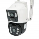 Camera supraveghere 4G, 24H/7 rotativa, 2 obiective, complet autonoma, incarcare cu panou solar, PTZ, 1080P, PIR, IP66