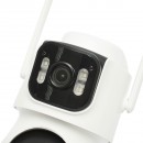Camera supraveghere 4G, WIFI 2.4GHz cu panou solar 7.6W incarcare rapida, lentila duala 4MP, rotativa 360 PTZ cu senzor de miscare, detectie umana si aplicatie iCSee