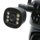 Camera supraveghere Ai 4G, WIFI 2.4GHz cu 4 obiective, panou solar 8W, rotativa 360 PTZ, detectie umana, infrarosu, alarma si aplicatie V380 Pro