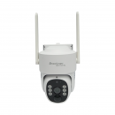 Camera supraveghere cu lentila duala 3MP, 4G, WIFI 2.4 GHz cu panou solar, baterie 9000 mAh, PTZ control, detectie umana PIR, night vision si aplicatie Ubox