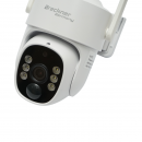 Camera supraveghere cu lentila duala 3MP, 4G, WIFI 2.4 GHz cu panou solar, baterie 9000 mAh, PTZ control, detectie umana PIR, night vision si aplicatie Ubox
