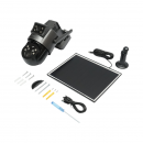 Camera supraveghere lentila duala 6 MP, 4G, WIFI 2.4 GHz cu panou solar, baterie 10000 mAh, 360 grade PTZ, detectie umana PIR, night vision si aplicatie Ubox