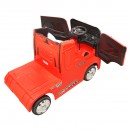 Camion electric rosu cu acumulator  12V/7Ah si telecomanda JJ2011  pentru copii 3 ani