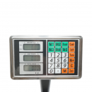 Cantar electronic de podea 150kg tip platforma 400x300mm cu brat pliabil, afisaj LCD Breckner Germany
