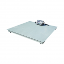 Cantar electronic de podea 3000 kg, platforma striata 120x120cm, baterie 6V 4Ah, afisaj LED