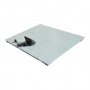 Cantar electronic de podea 5000 kg, platforma striata 150x150cm, baterie 6V 4Ah, afisaj LED