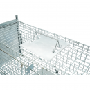 Capcana animale salbatice tip colivie pliabila metalica 75x26x30cm