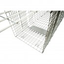 Capcana metalica robusta tip colivie pentru capturarea animalelor salbatice 78x30x32cm