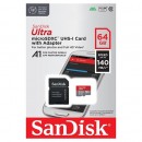 CARD MEMORIE MISROSDXC 64GB 140MB/S CL10 UHS-I SANDISK