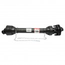Cardan 1000 mm S6 T6 cu ambreiaj compus din 2 discuri cruce 30.2x92 (teava stea) 1 3/8 Z=6 freza