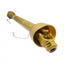 Cardan 1600 mm T5 Z=6 1-3/8 cruce 30.2x80 pentru balotiera, freza