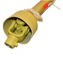 Cardan 1800 mm T5 cu ambreiaj compus din 2 discuri cruce 30,2x80 (teava triunghiulara) 1 3/8 Z=6