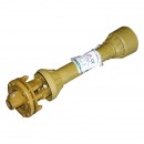 Cardan 850 mm S6 T6 cu ambreiaj compus din 2 discuri cruce 30,2x92 (teava stea) 1 3/8 Z=6 freza