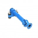 Cardan intermediar lungime 708mm cu lagar, flansa 10x10mm model vechi pentru Tractor Forestier