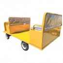 Carucior electric platforma cu 2 banchete pentru transport marfa 800W, 48V, 2.5x1.25m sarcina maxima 800Kg THOR