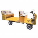 Carucior electric platforma cu 2 banchete pentru transport marfa 800W, 48V, 2.5x1.25m sarcina maxima 800Kg THOR