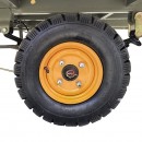 Carucior electric platforma cu bancheta pentru transport marfa 1200W, 48V, 3x1.25m sarcina maxima 1000Kg THOR