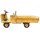 Carucior electric platforma cu bancheta pentru transport marfa 800W, 48V, 2.5x1.25m sarcina maxima 800Kg THOR	