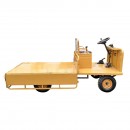 Carucior electric platforma cu bancheta pentru transport marfa 800W, 48V, 2.5x1.25m sarcina maxima 800Kg THOR	