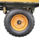 Carucior electric platforma cu bancheta pentru transport marfa 800W, 48V, 2.5x1.25m sarcina maxima 800Kg THOR	