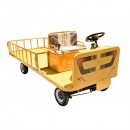 Carucior electric platforma cu bancheta si obloane pentru transport marfa 1200W, 60V, 2.5x1.25m sarcina maxima 1000Kg THOR