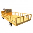 Carucior electric platforma cu bancheta si obloane pentru transport marfa 1200W, 60V, 2.5x1.25m sarcina maxima 1000Kg THOR