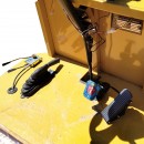 Carucior electric platforma cu bancheta si obloane pentru transport marfa 1200W, 60V, 2.5x1.25m sarcina maxima 1000Kg THOR