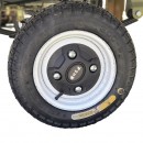 Carucior electric platforma cu bancheta si obloane pentru transport marfa 1200W, 60V, 2.5x1.25m sarcina maxima 1000Kg THOR