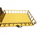 Carucior electric platforma cu bancheta si obloane pentru transport marfa 1200W, 60V, 2.5x1.25m sarcina maxima 1000Kg THOR