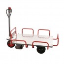 Carucior electric tip platforma, GeoTech E-Truck 400, 40V 6Ah, max 400 kg, 400W, Dimensiuni platforma 121x85 cm, 6 km/h