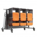 Carucior pentru mese si scaune pliante, Otel, 1830x860x1820 mm, Capacitate 42 scaune sau 12 mese, max 240 kg