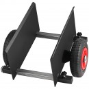 Carucior pentru placi de gips-carton, Vivatechnix VMD-1082, Capacitate 250 kg, Otel, 500x400x390 mm