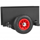 Carucior pentru placi de gips-carton, Vivatechnix VMD-1082, Capacitate 250 kg, Otel, 500x400x390 mm
