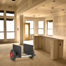 Carucior pentru placi de gips-carton, Vivatechnix VMD-1082, Capacitate 250 kg, Otel, 500x400x390 mm