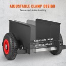 Carucior pentru placi de gips-carton, Vivatechnix VMD-1082, Capacitate 250 kg, Otel, 500x400x390 mm