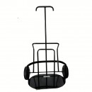 Carucior pentru transport ghivece flori, Vivatechnix VMD-1081, max 200 kg, 2 x roti, Otel, 1330x840x670 mm