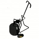 Carucior pentru transport ghivece flori, Vivatechnix VMD-1081, max 200 kg, 2 x roti, Otel, 1330x840x670 mm