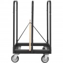 Carucior pentru transport placi gips-carton, maxim 680 Kg, Otel, 4 x roti, 975 x 610 x 990 mm