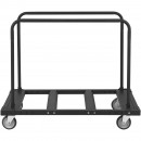 Carucior pentru transport placi gips-carton, maxim 800 Kg, 10 placi, Otel, 4 x roti, 1150 x 740 x 995 mm