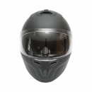 Casca moto integrala neagra cu viziera transparenta, marimea L Grit