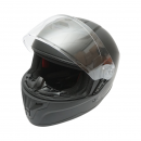 Casca moto integrala neagra cu viziera transparenta, marimea XL Grit