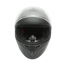 Casca moto integrala neagra cu viziera transparenta, marimea XL Grit